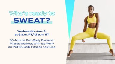 30-Minute LIVE Full-Body Dynamic Pilates Workout With Isa Welly