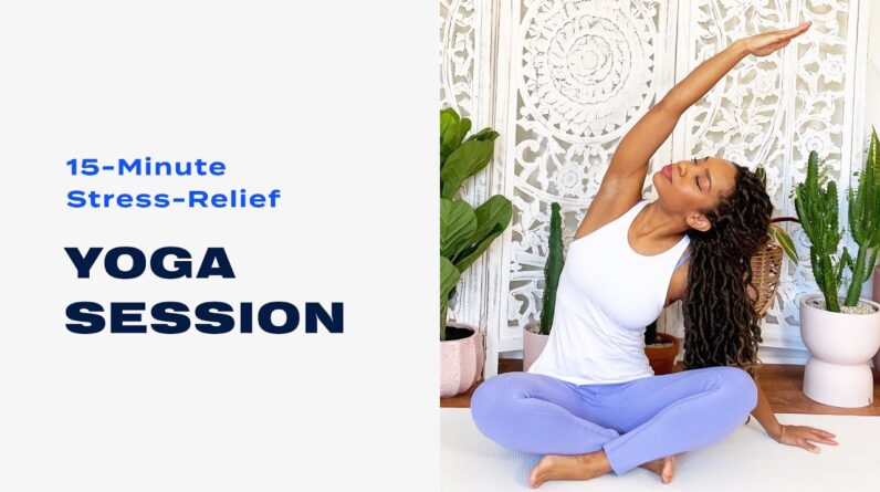 15-Minute Stress-Relief Yoga Session With Phyllicia Bonanno