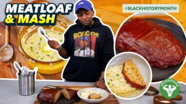 Easy Homemade Meatloaf Recipe & Mash