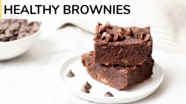 HEALTHY BROWNIE RECIPE | gluten-free brownies made with almond flour