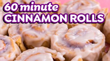 60 Minute Cinnamon Rolls