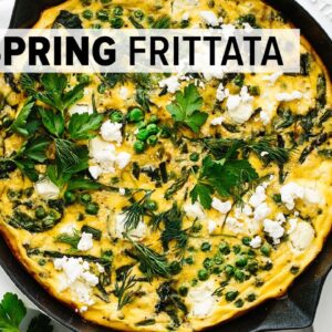 BEST FRITTATA RECIPE | with vibrant spring vegetables