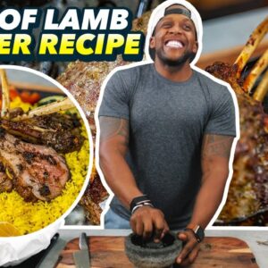 Mediterranean Herb Rack of Lamb Platter Recipe