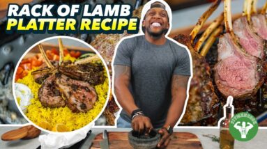 Mediterranean Herb Rack of Lamb Platter Recipe