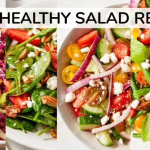 4 EASY HEALTHY SALAD RECIPES