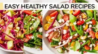 4 EASY HEALTHY SALAD RECIPES