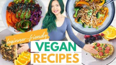 BEGINNER VEGAN RECIPES + TIPS (Plus 2 WEEK VEGAN CHALLENGE!)