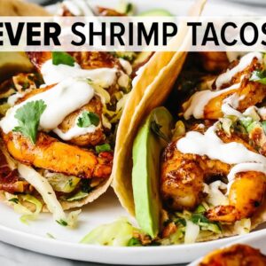 BEST SHRIMP TACOS | a serious flavor explosion