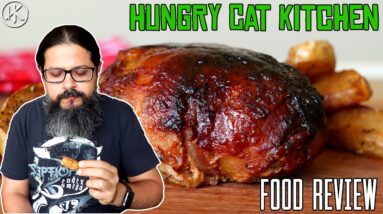 Have you ever eaten a BACON EXPLOSION or SAAG PORK? Hungry Cat Kitchen Food Review