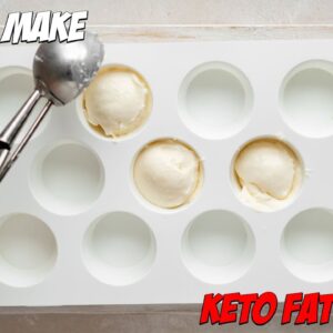 How to Make Keto Fat Bombs | Lemon Cheesecake