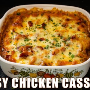 Keto Casserole Recipes | An Easy Cheesy Chicken Casserole