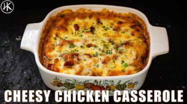 Keto Casserole Recipes | An Easy Cheesy Chicken Casserole