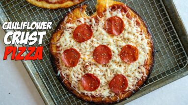 Low Carb Cauliflower Crust Pizza Recipe | New Crust Option!