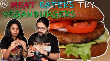 Meat eaters try vegan burgers - Does it pass the taste test?