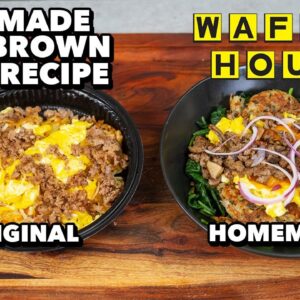 Reimagined Reduced Calorie Waffle House Hashbrown Bowl