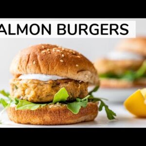 SALMON BURGER | easy canned salmon recipe