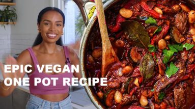 Tasty Vegan One Pot!???? Spanish Butterbean Stew