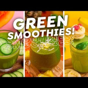 5 Veggie-Packed GREEN Smoothie Recipes!