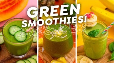 5 Veggie-Packed GREEN Smoothie Recipes!