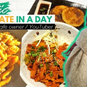 REALISTIC What I Ate in a Day VLOG | Living Alone | DAY IN MY LIFE as a YouTuber & Cafe Owner