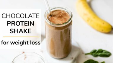 CHOCOLATE PROTEIN SHAKE | for weight loss