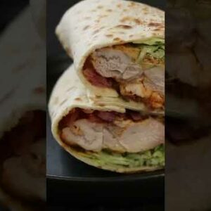 Easy weeknight dinner - Tandoori Chicken Wrap [HIGH PROTEIN]