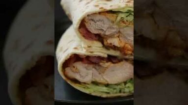 Easy weeknight dinner - Tandoori Chicken Wrap [HIGH PROTEIN]