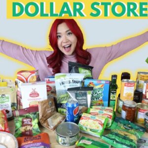 I Bought Almost Everything Vegan at the Dollar Store lol (Massive Vegan Dollar Store Haul)