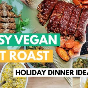 EASIEST Vegan Holiday Nut Roast (2021 Vegan Christmas Dinner Recipes - part 1)