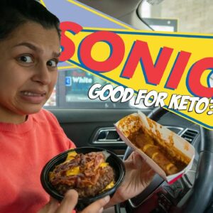 Keto at Sonic Drive In... Delightful or Disaster?