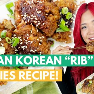 Korean "Meat" Patties (VEGAN) | Vegan Tteokgalbi