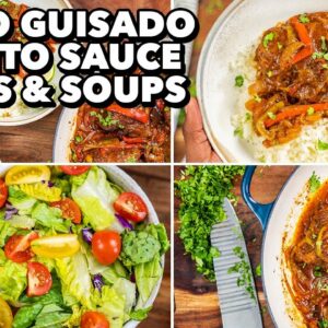 Lighter Pollo Guisado Recipe & my go-to Sofrito blend