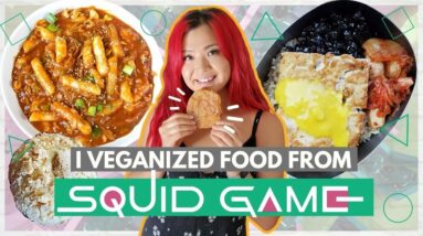 Making Food from SQUID GAME…VEGAN!