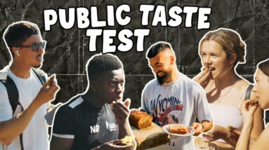 my favourite VEGAN dish gets a PUBLIC TASTE TEST!!!! 😳