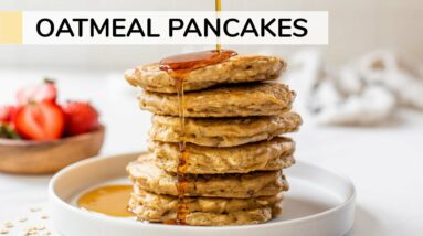 OATMEAL PANCAKES | healthy recipe without banana