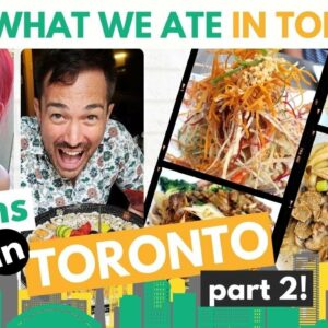 VEGAN FOOD TOUR IN TORONTO + I Met Someone Y'all Love! (Vegan Sushi, Vegan Eggs & More)