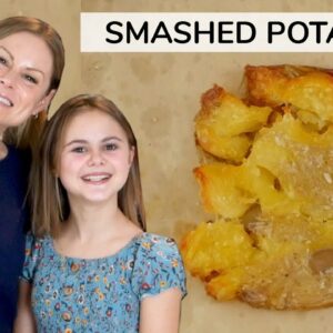 Smashed Potatoes | Cooking with Katie and Yummy Crate