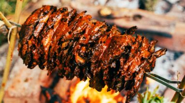 THIS GIANT KEBAB IS NOT MADE FROM MEAT 🤯