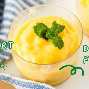 Vitamix Mango Sorbet // Vegan & Dairy-Free