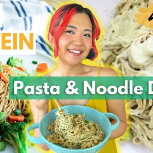 High Protein Vegan Pasta & Noodle Dishes | Cream of Broccoli Pasta, Stir Fried Noodles, Garlic Pasta