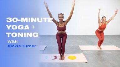 Brighten Your Energy With This 30-Minute Yoga-Inspired Workout | POPSUGAR FITNESS