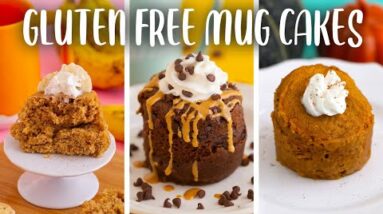 3 Vegan MUG CAKES – Eggless & Gluten Free!