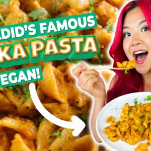 Finally Tried Gigi Hadid's Viral VODKA PASTA RECIPE but VEGAN!