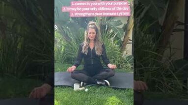 Tone It Up #shorts | 5 Reasons to Start Meditating