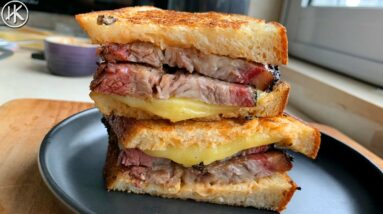 BRISKET RECIPES: Brisket Grilled Cheese