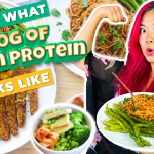 HIGH PROTEIN Vegan Full Day of Eating (100g of PROTEIN) / NO PROTEIN POWDER, NO MOCK MEATS