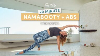 20 MINUTE NAMABOOTY + ABS YOGA FLOW ROUTINE