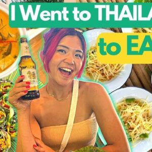 I Went to Thailand to EAT VEGAN FOOD With My FOLLOWERS! (How to Make Vegan Papaya Salad)