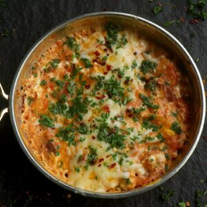 Keto Menemen (Turkish Scrambled Eggs)