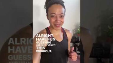 Any guesses as to what kind of music Tasha listens to before filming a Fitness Blender workout? 🎶